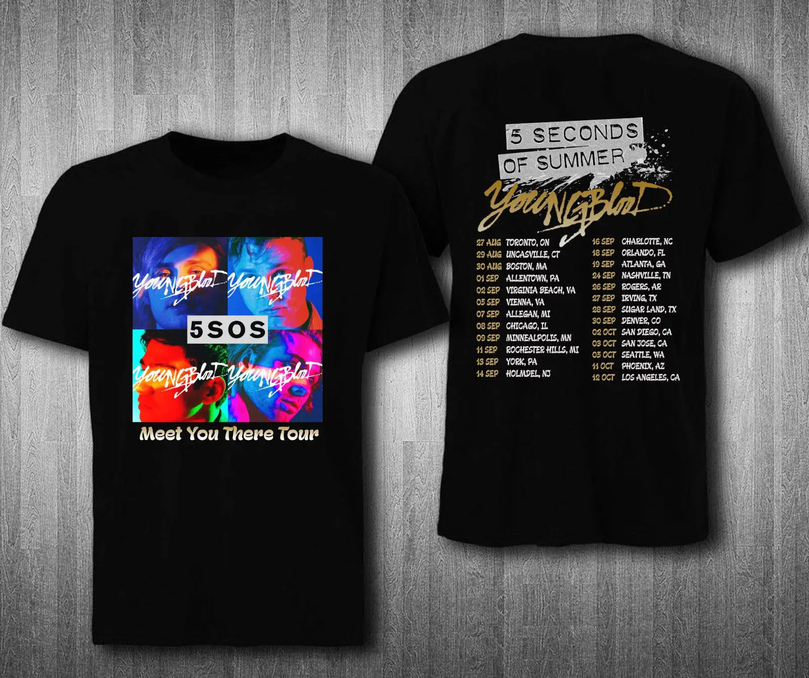 Concert t shirt design Clearance