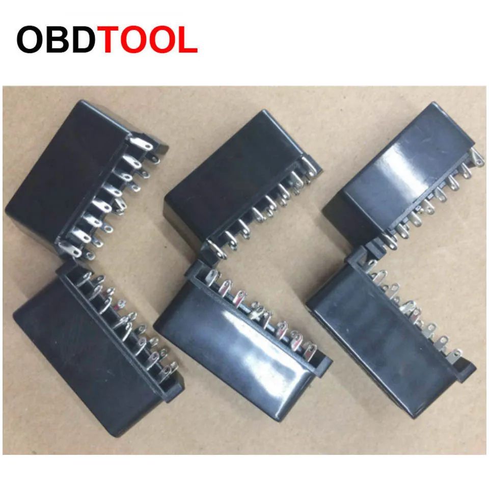 

New 6pcs/lot OBD Small Female Head OBD2 Female Plug OBDii Auto Connector Plug Socket Auto Diagnostic Adapter Connector