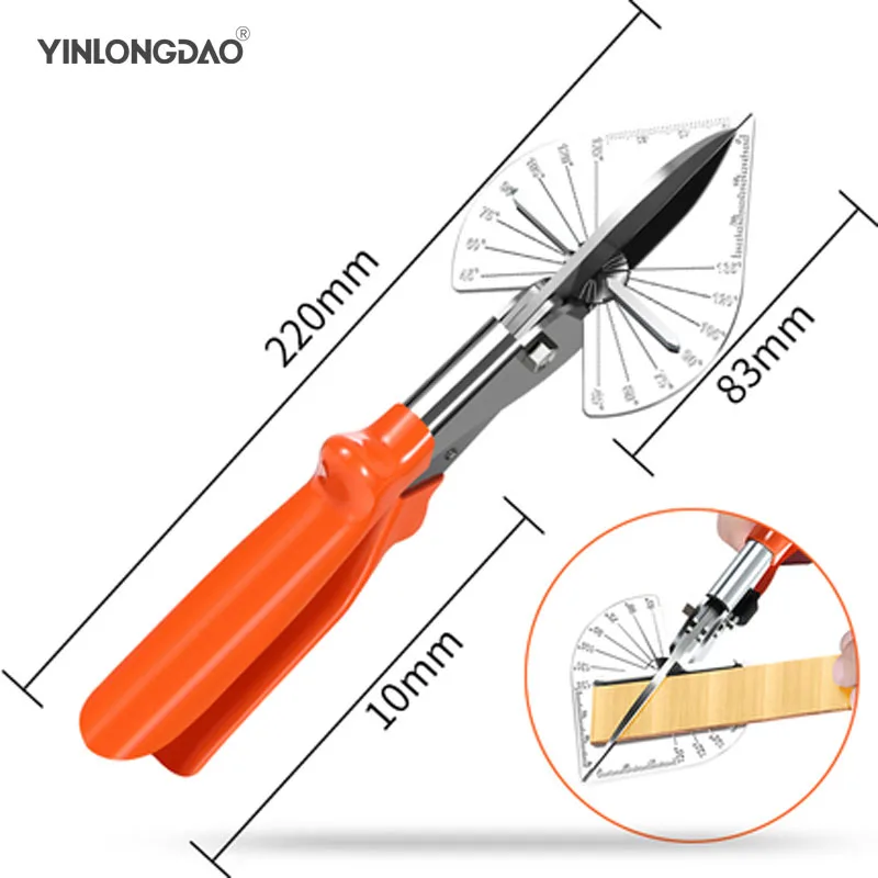 

45/90 degree Multi Angle Mitre Siding Wire Duct Cutter PVC PE Plastic Pipe Hose Scissor Cut Housework home decor Plumbing Tool