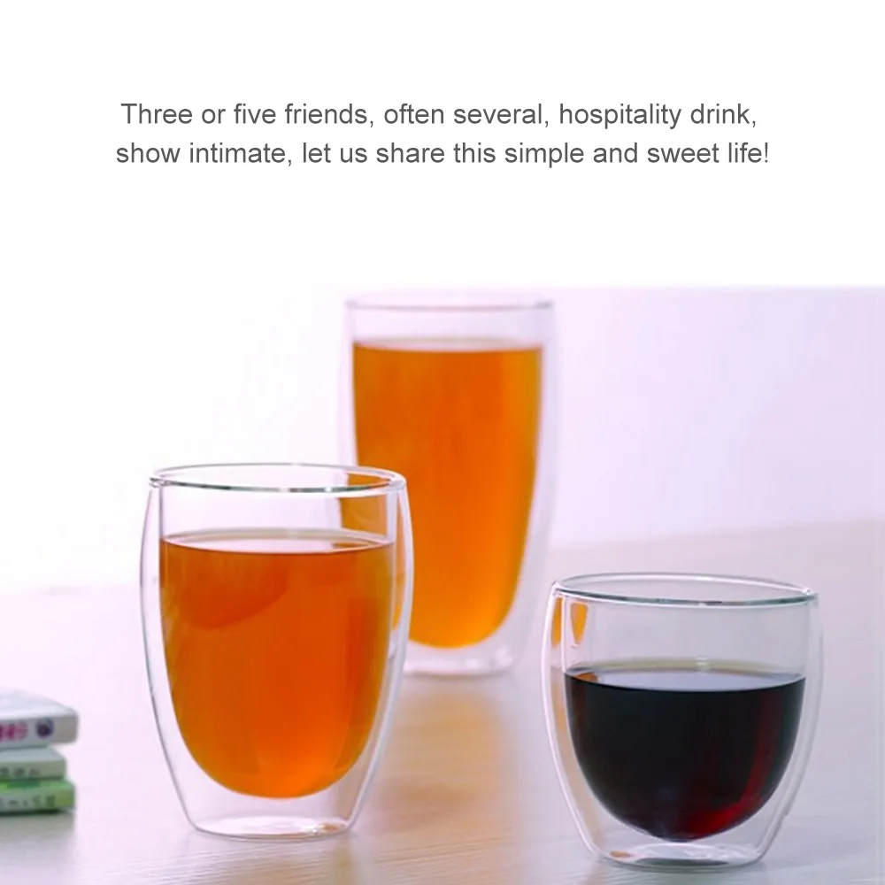 250ml 350ml 450ml Heat Resistant Double Wall Glass Kungfu Tea Drinkwear Cup Drink Health Regimen Mug Coffee Cup 250ml 350ml 450ml Heat Resistant Double Wall Glass Kungfu Tea Drinkwear Cup Drink Health Regimen Mug Coffee Cup