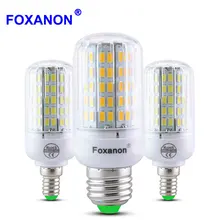 E27 220 v led 램프 5730 smd led 전구 e14 옥수수 24 30 42 64 80 89 108 136 leds 램프 bombillas 전구 lampada ampoule lighting(China)