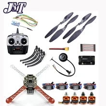 DIY 2,4G 4 оси квадракоптер с дистанционным управлением Atitude Hold Дрон с APM 2,8 Управление полетом 450 мм Колесная база бесколлекторный Дрон