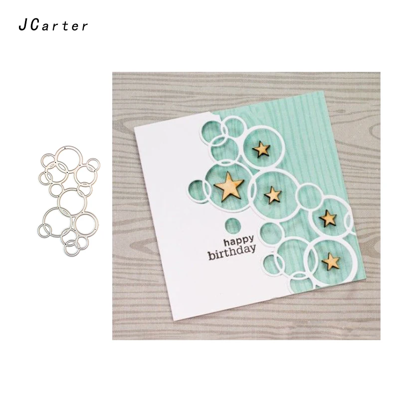 

JC 2019 Metal Cutting Dies Craft Cut Die Stencil Kind of Circle Background Scrapbook DIY Handmade Album Paper Cards Decor Dies