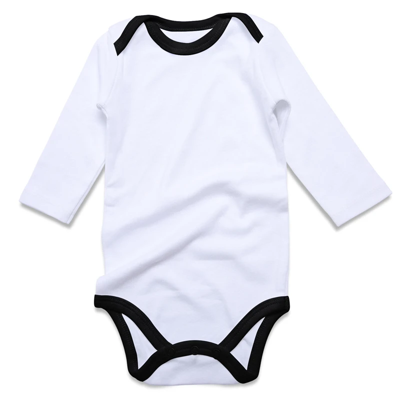 white with black baby bodysuit long sleeve-1