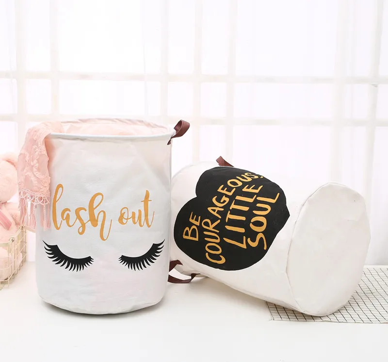 Waterproof Collapsible Large Storage Bag Hamper For Home Bedroom Laundry Bucket Children's Toy Storage Bucket