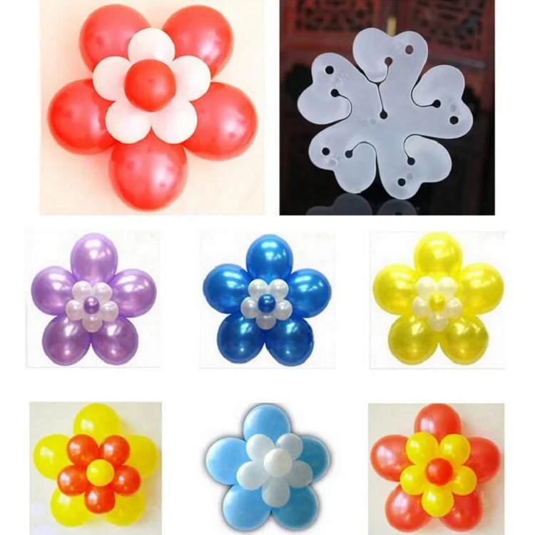 

clip double-deck flower balloons connectors seal holder tie helium tool for Craft Birthday Wedding Party baby shower Decor