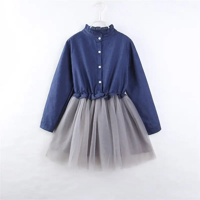 

Kids Dress girls summer dresses Toddler Baby Girls Denim Fashion Dress Princess Tutu Dress Cowboy Clothes