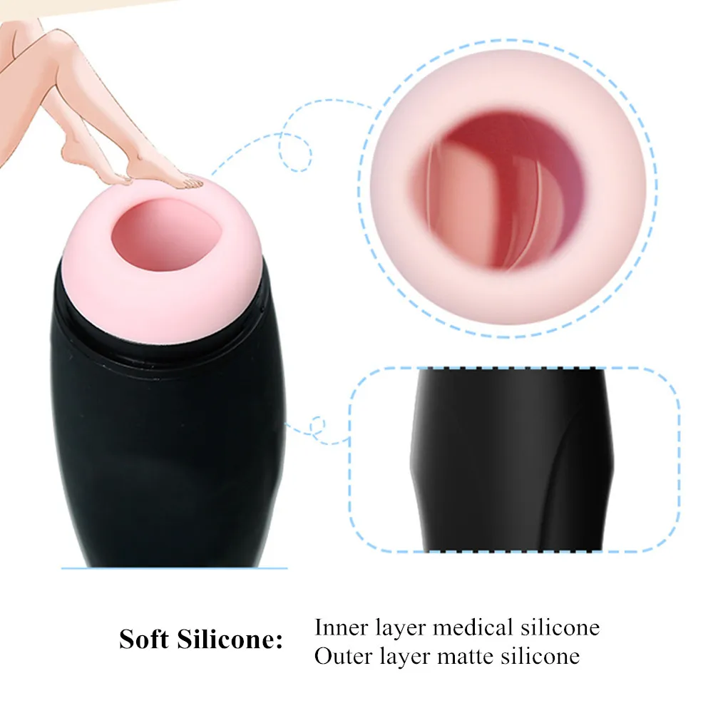 Auto Airbag Masturbation Cup Male Penis Pocket Tube Deep Throat Suck Heating 8 Modes Vibrator Adult Sex Toys for Men Masturbator (4)