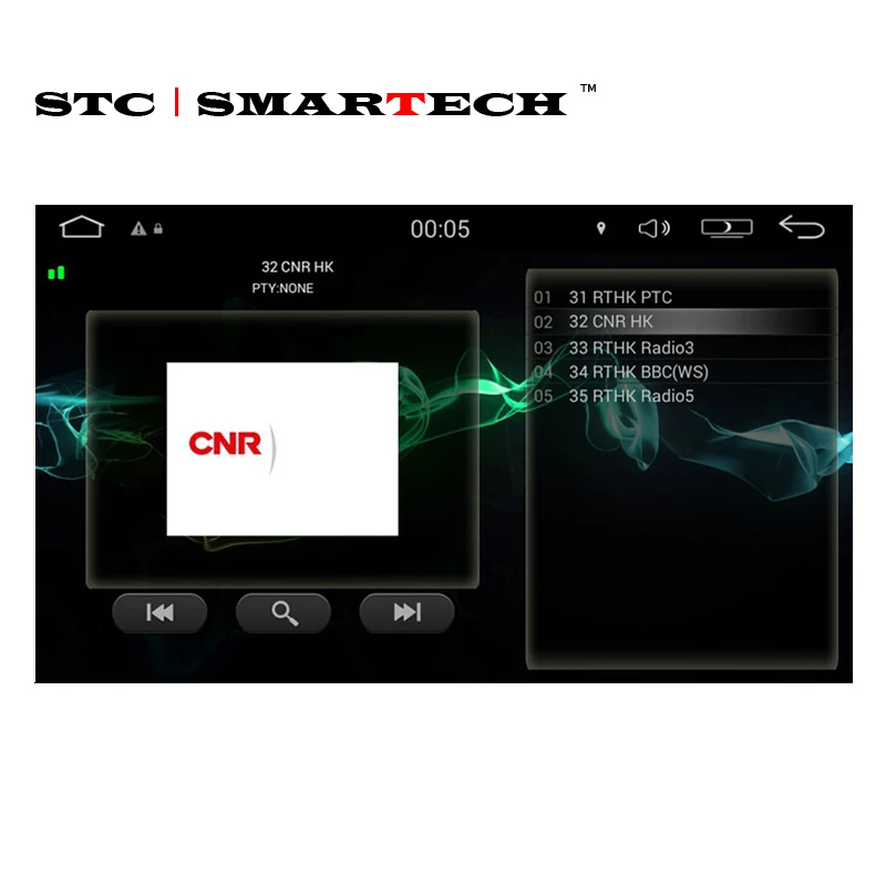 SMARTECH 2 Din Автомобильный dvd-плеер на основе Android gps навигация DAB+ антенна