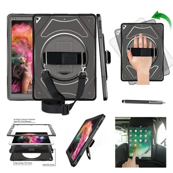 

XSKEMP Car Back Seat Tablet Case Stand For iPad mini 4 7.9 A1538 A1550 Headrest Mount Holder Heavy Duty Silicone + PC Kids Cover