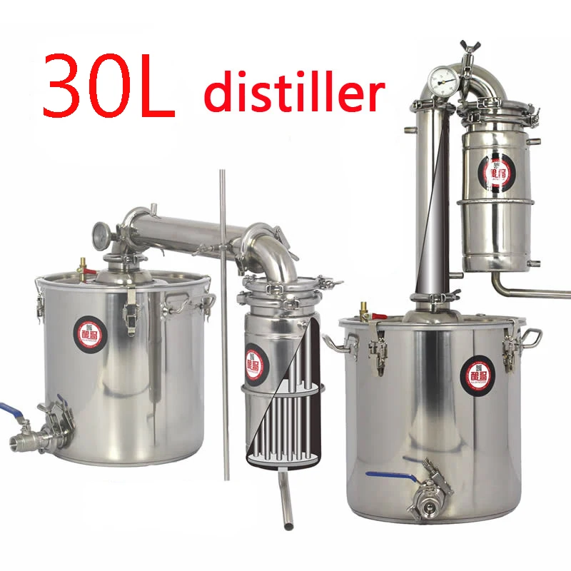 30L capacity Stainless steel water distiller alcohol Wine brewing
