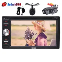 6.2” Car Stereo Android 6.0 in Dash GPS Navigation Bluetooth Car Radio DVD Player Wifi OBD Mirror Link+Cameras+External Micro