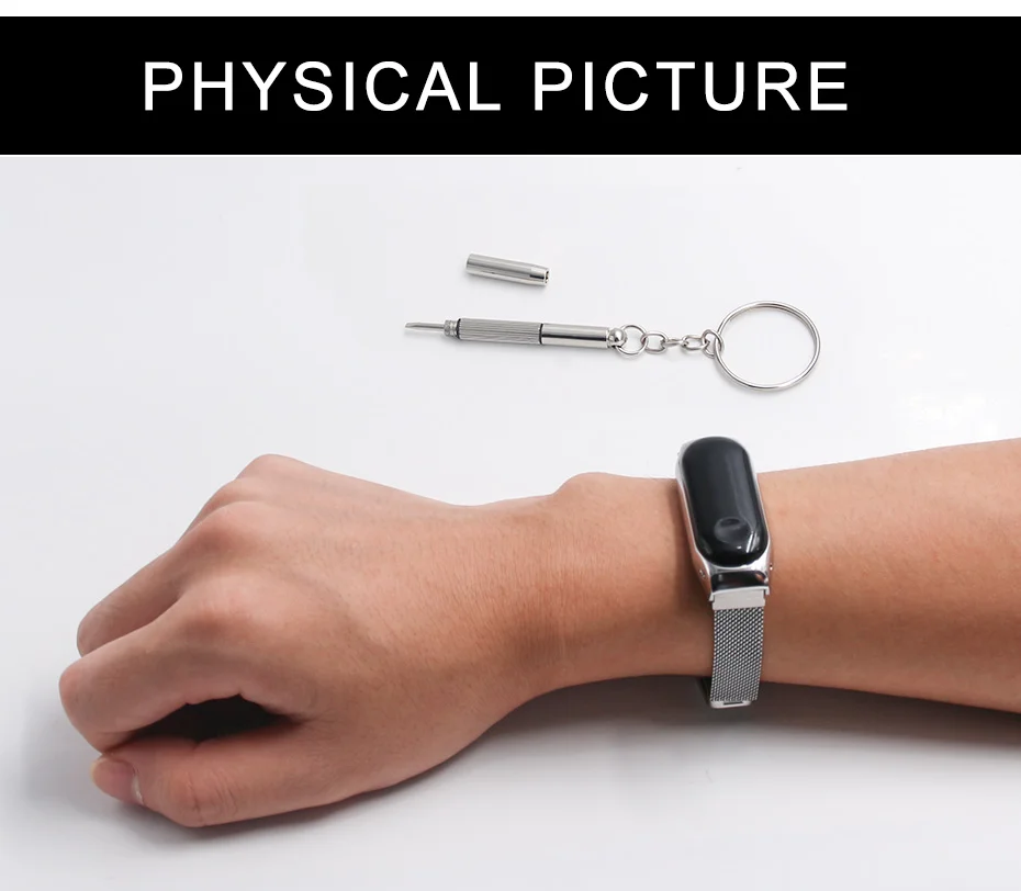For Xiaomi Mi Band 3 Strap Smart Bracelet Metal Magnetic Strap Mi Band 3 Stainless Steel Replace Wrist Strap MiBand 3 Accessory  (9)