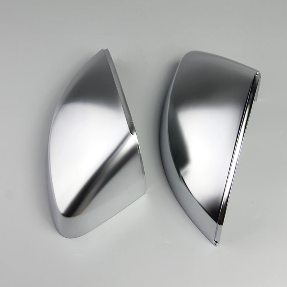 

For Audi A3 S3 RS3 2014 2015 2016 2017 2018 1 Pair of Matte Chrome Rearview Mirror Shell Cover Protection Cap Car Styling