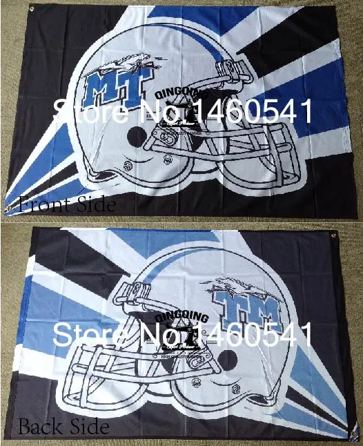 Middle Tennessee Blue Raiders Helmet Flag 3ft x 5ft