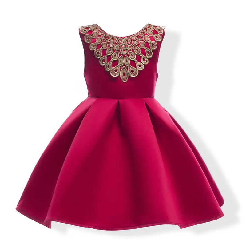 

2018 Evening Dress For Girl Princess Baby Girl Sleeveless Dress Kid Summer Clothes Teenager Carnaval Clothing Toddler Child Dres