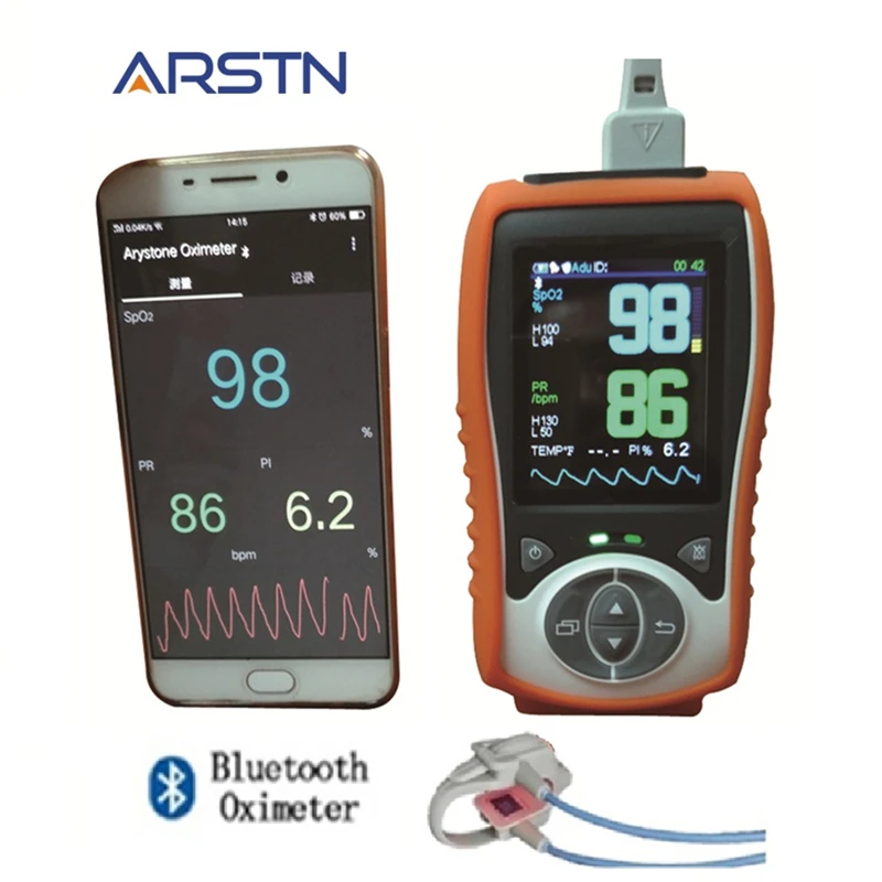 Bluetooth neonate sensor for Neonatal infant handheld pulse oximeter pulso oximetro SPO2 PR PI