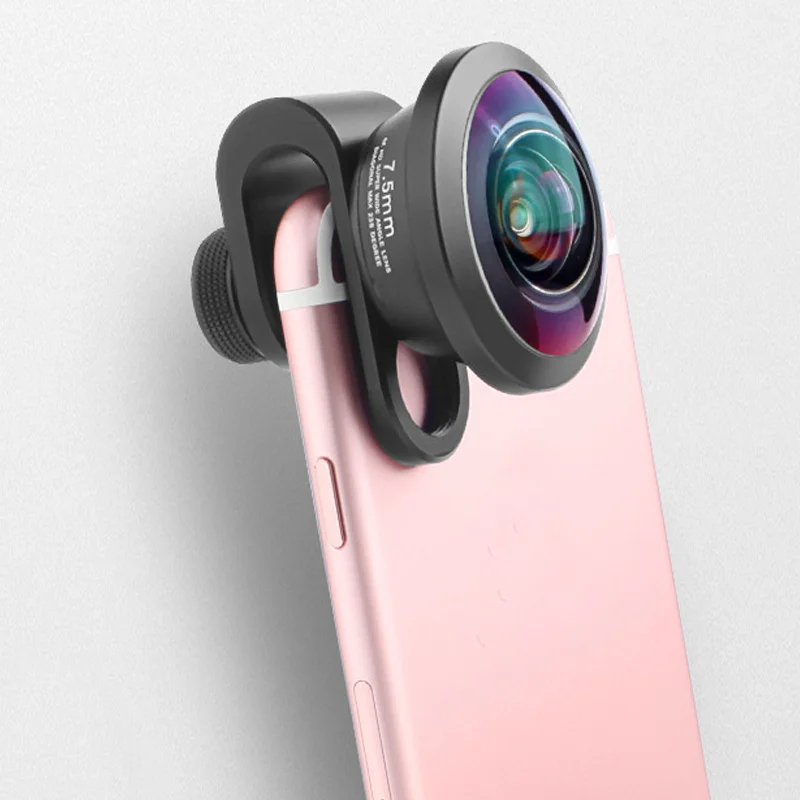 

Full Screen Mobile Phone Lens 238 Degree Stereoscopic Photo Camera Lens 7.5mm Angle Field WIF66