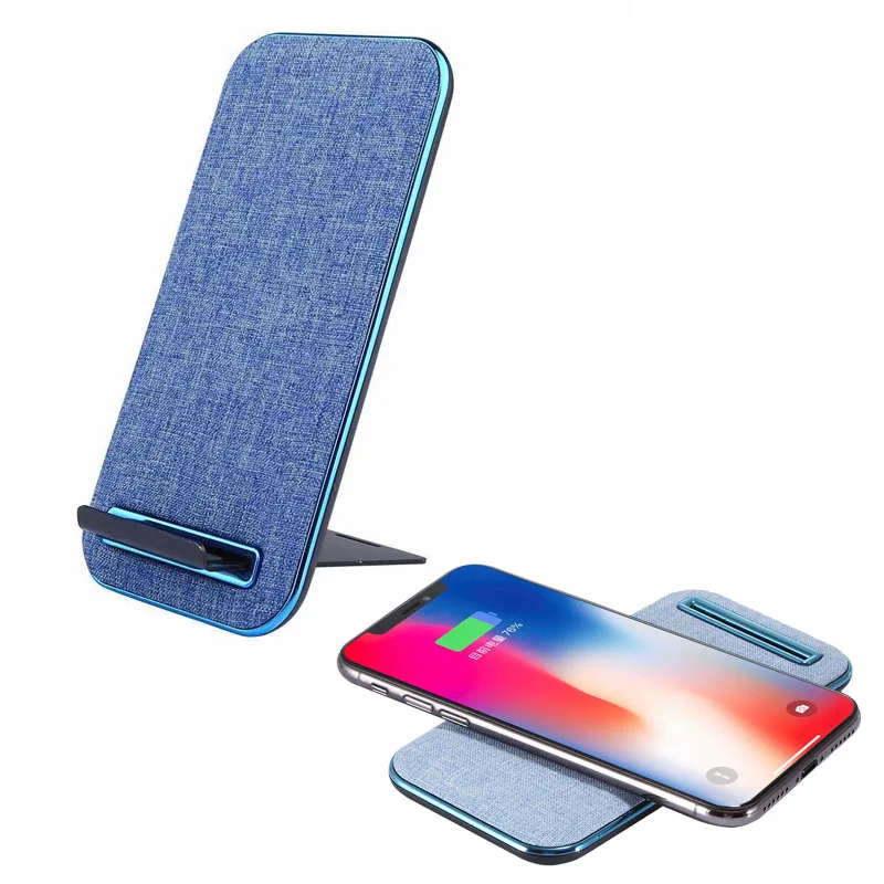 

QI wireless charger 10w phone holder stand 7.5w For iphone xs max x samsung galaxy s7 edge s9 s8 plus wireless Charging pad dock