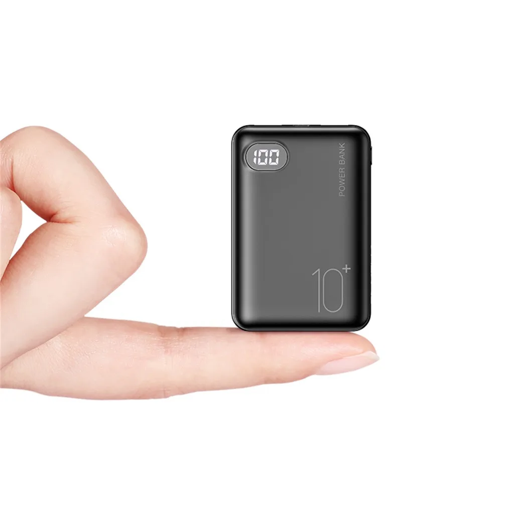 3.1A 10000mAh светодиодный блок питания двойное Портативное зарядное usb-устройство банк питания для iPhone Xiaomi Mi телефон внешний аккумулятор