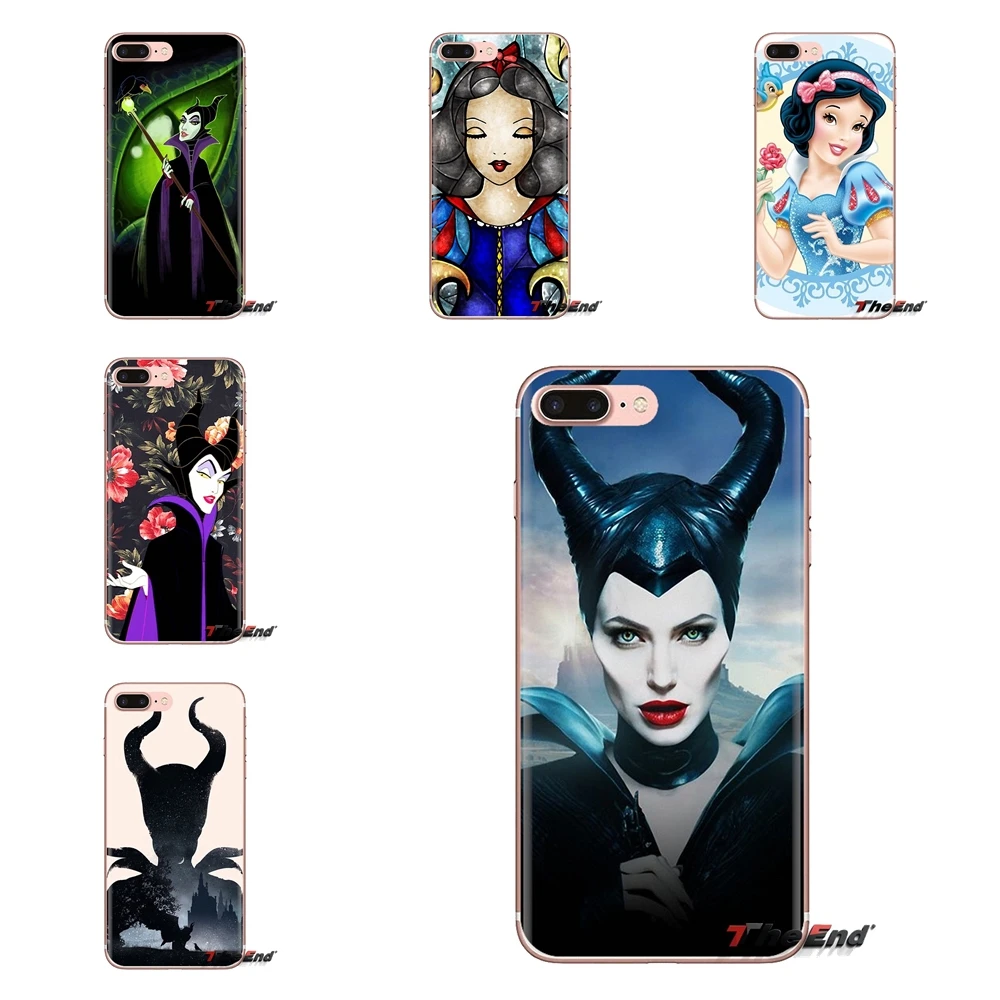 Silicone Phone Cases For Huawei G7 G8 P7 P8 P9 P10 P20 P30 Lite Mini Pro P Smart Plus 2017 2018 2019 snow White berry Maleficent |