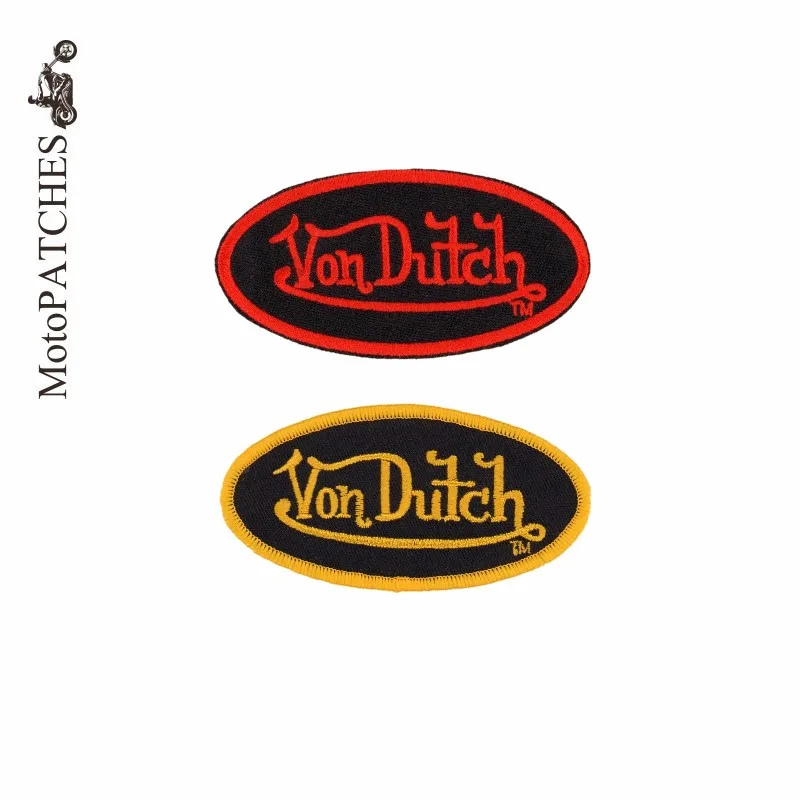 

MotoPATCHES Dutch Patches For Clothes Embroidered Iron On Patches
