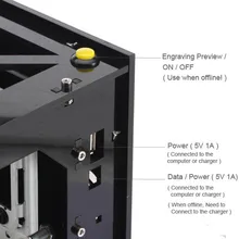 NEJE 300 МВт DK-8 PRO-3 Разрешение Высокая Скорость USB DIY Лазерный Гравер Резак Машина Принтера