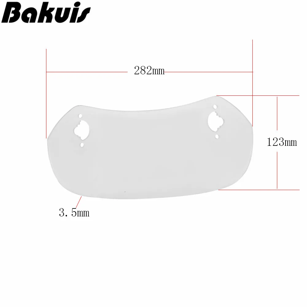 Запчасти для мотоциклов Регулируемый зажим на лобовое стекло расширительный спойлер ветровое стекло воздушный дефлектор для Yamaha BMW Honda Suzuki Kawasaki