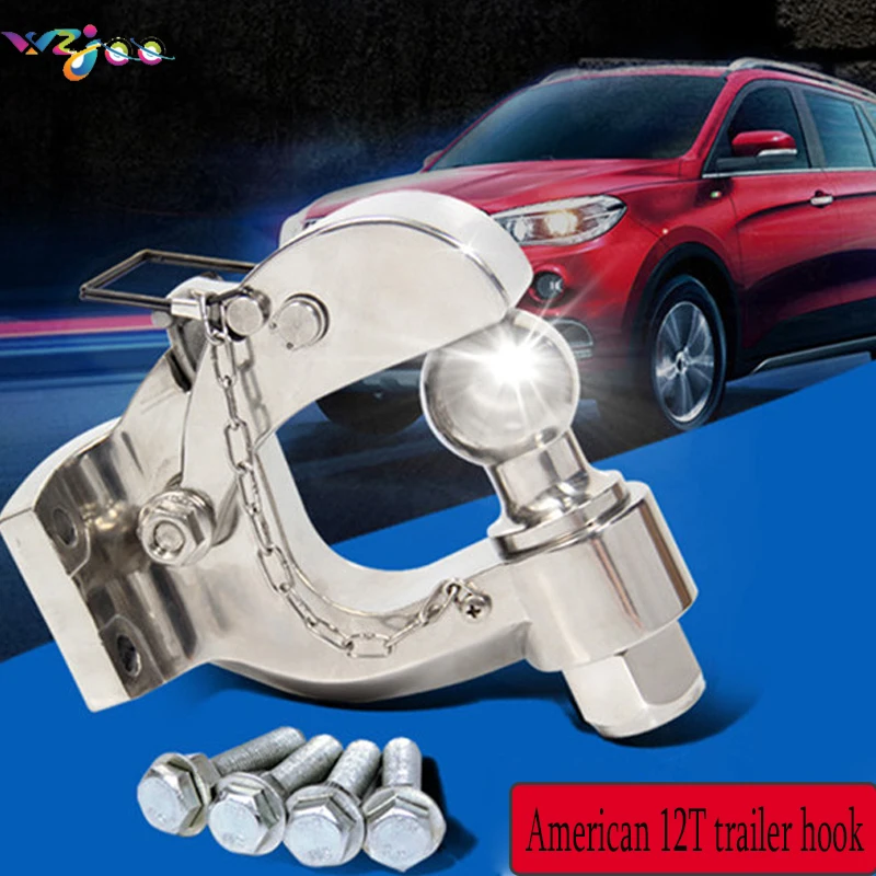 

12T off-road vehicle trailer hook flow hook hook Haval H9 Land Cruiser trailer ball tiger head