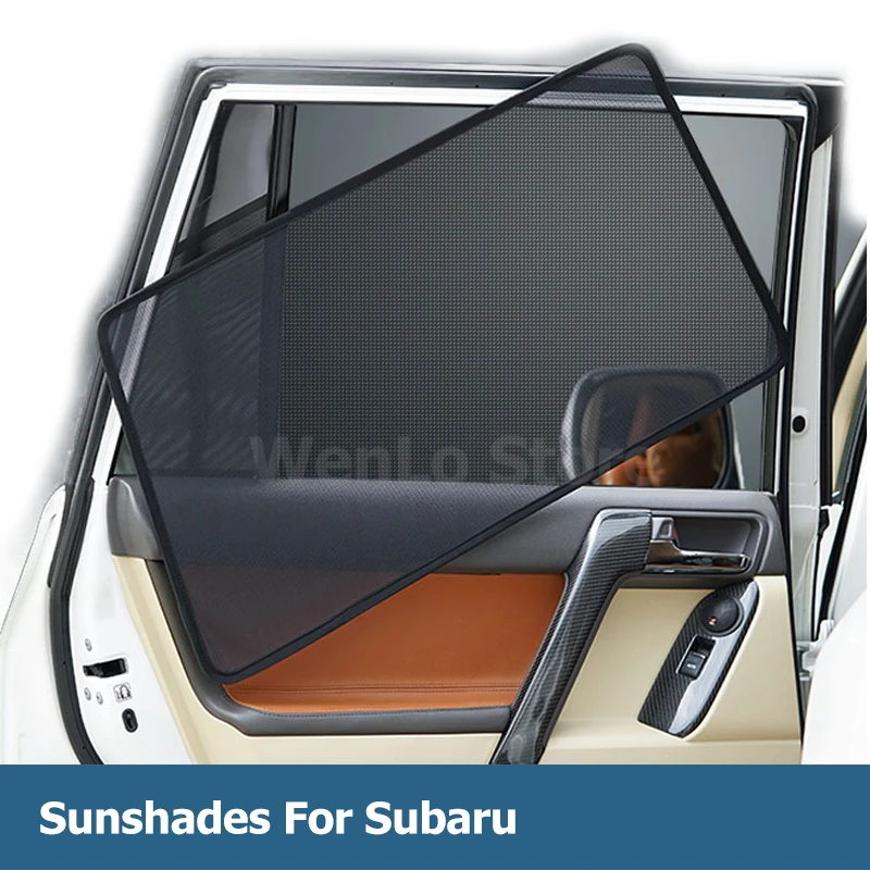 

4 Pcs Car Window Sunshade Curtain Side Rear Window Mesh Car Cover Visor Shield Car Window For Subaru XV Outback Forester