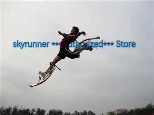 Skyrunner 2018 NEW MODEL Jumping Stilts POGO STILTS Kangaroo Shoes Bouncing Spring stilts Men Women Fitness Exercise Black 