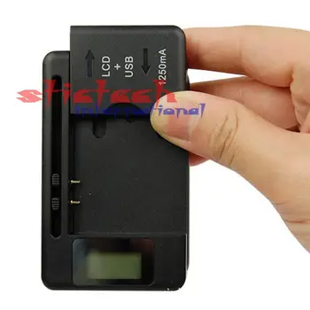 

by dhl or ems 100 pcs Mobile Universal Battery Charger LCD Indicator Screen For Cell Phones USB-Port