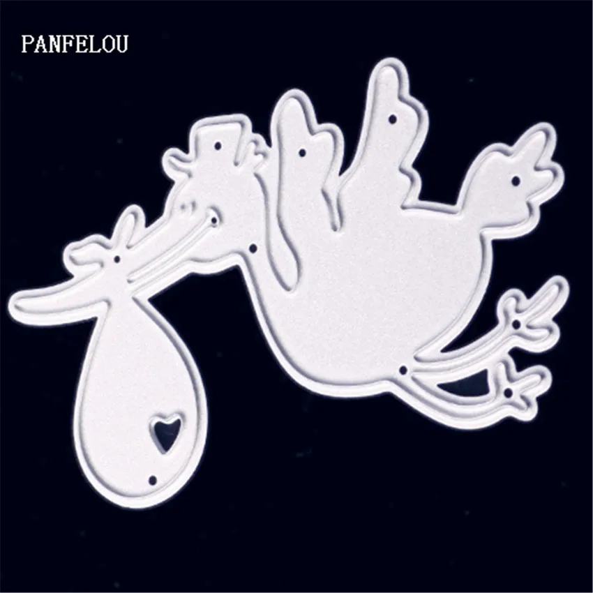 

PANFELOU Metal craft The birds move paper die cutting dies for Scrapbooking/DIY Christmas wedding Halloween cards