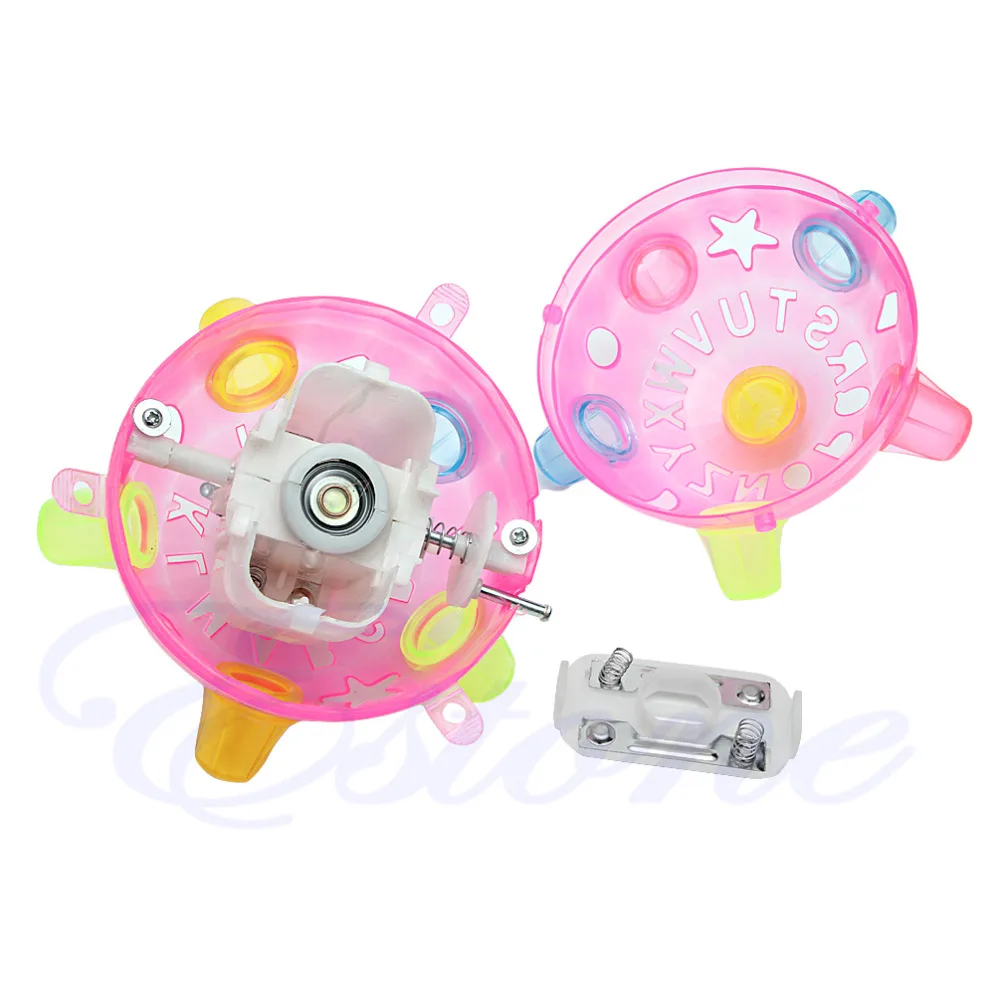 

Jumping Joggle Flashing Light Up Bouncing Vibrating Sound Music Kid Toy Ball