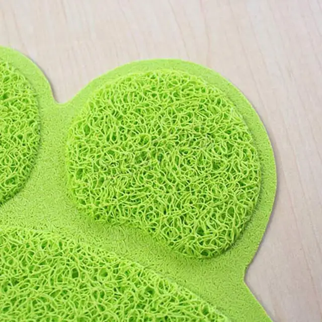 PVC Pet Feeding Mat Waterproof Non-slip Puppy Bed Blanket Table Mat Easy Wipe Cleaning Colorful Household Pet Accessories