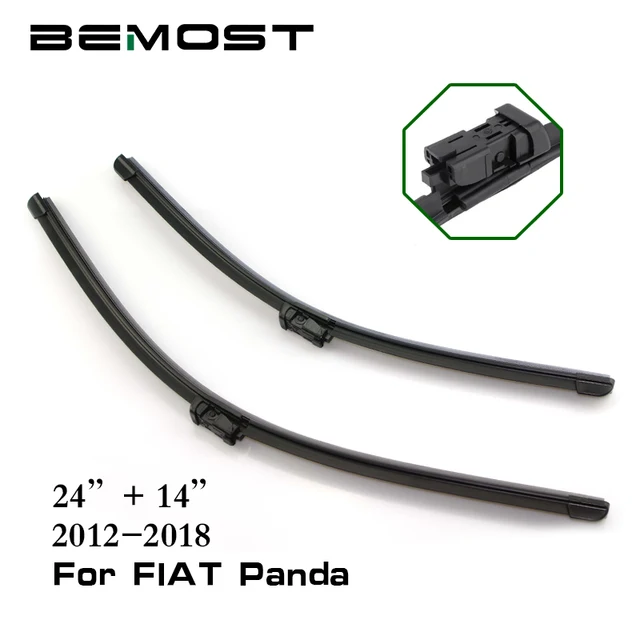 BEMOST Car Front Window Windshield Wiper Blades Natural Rubber For Fiat