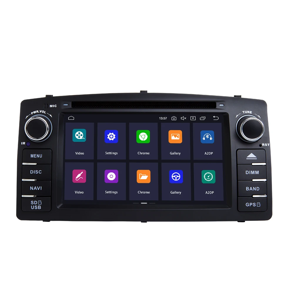 Best Support Apple Carplay Android9.0 Car DVD GPS Navigation Multimedia Player For Toyota Corolla E120 BYD F3 Auto Audio radio Stereo 12 Best Support Apple Carplay Android9.0 Car DVD GPS Navigation Multimedia Player For Toyota Corolla E120 BYD F3 Auto Audio radio Stereo 12