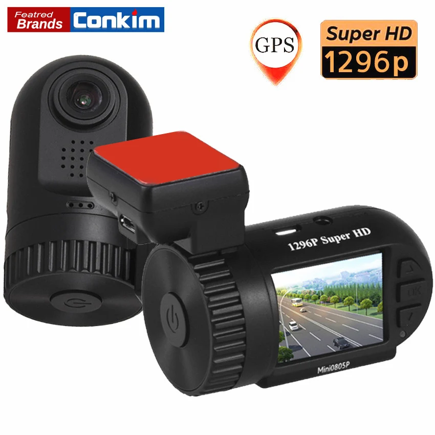 Автомобильный видеорегистратор Conkim мини 0805P автомобильная камера 1296P