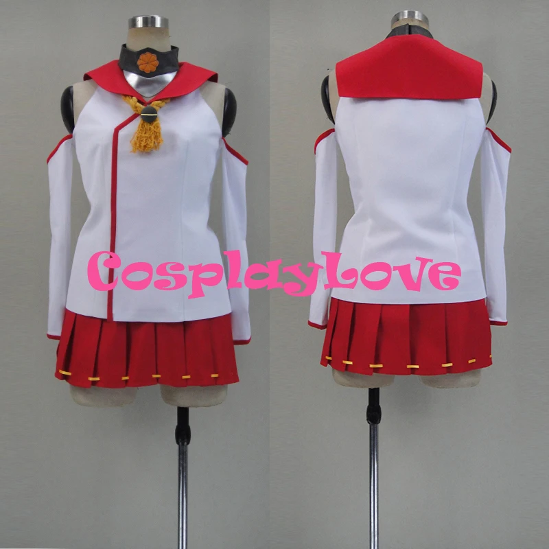 New Custom Made Japanese Anime Kantai Collection Kancolle Yamato Cosplay Costume For Halloween