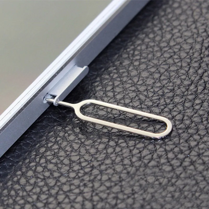 10 piezas Tarjeta de Sim para el iPhone 5S iPhone 6 7 4S 5 5C Xiaomi Redmi 3 iPad expulsar pin herramientas de la aguja para celulares