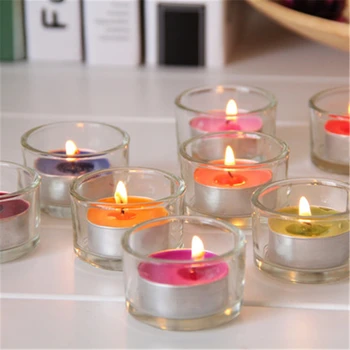 

Cylinder Glass Tealight Candle Holders Christmas Small Cylinder Glass Candle Holder Decorative Velas Wedding Candlestick X6T001