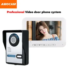 7″ Monitor Video Doorbell Door Phone Kit IR Night Vision Door Camera Video Intercom interphone system for home villa