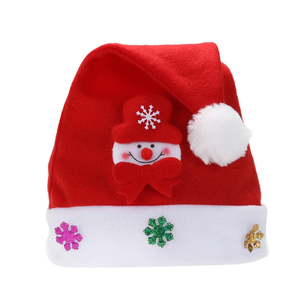 1 шт. Рождество шляпа Санта Снеговик Олень Подарки для детей Дети Xmas фестивальные декорации подарок на год