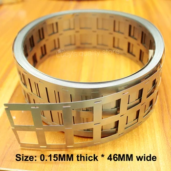 

1kg 18650 power battery special spot welding nickel plated steel sheet nickel belt 0.15MM*46MM punching 3 and 10 string
