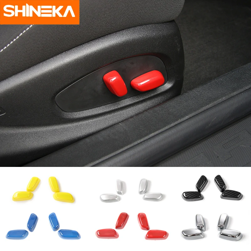

ABS Seat Adjust Button Decorative Cover for Chevrolet Camaro 2017+