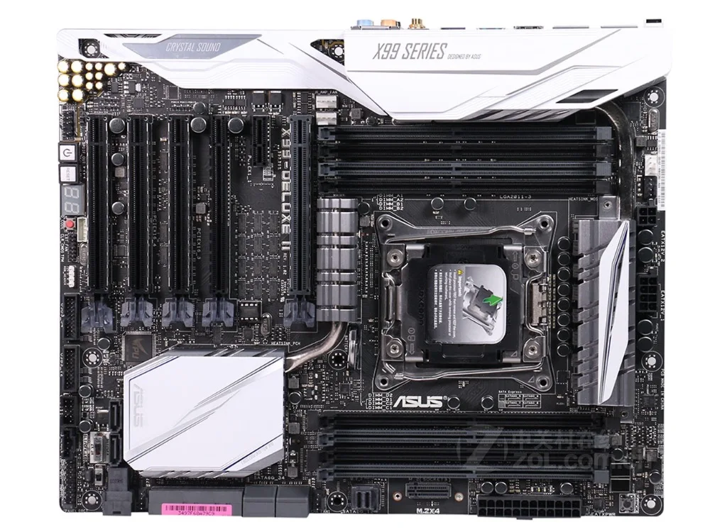 

Free shipping original motherboard for ASUS X99-DELUXE II Desktop DDR4 LGA 2011-V3 USB2.0 USB3.0 128GB X99 Desktop motherborad