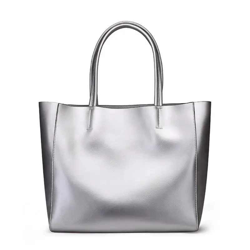 

Women Genuine Leather Shoulder Bag Ladies Handbag Large Capacity Tote Bag Female Commuter Bag