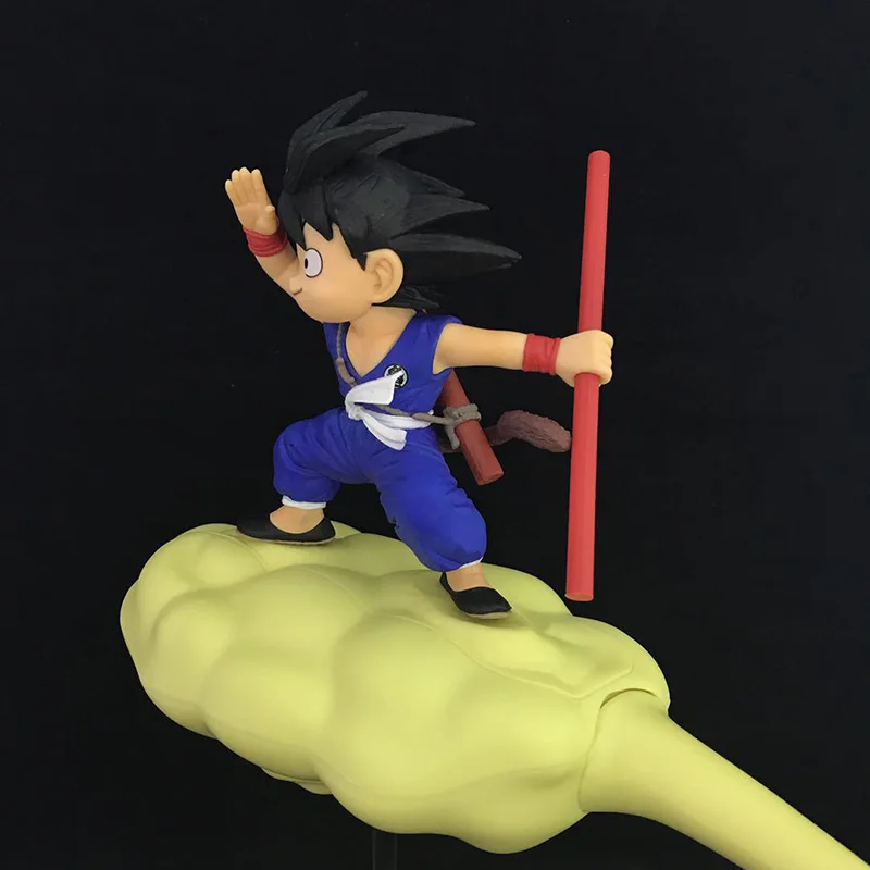 Dragon Ball Young Version Son Goku Figure 1 8 scale painted figure Somersault Cloud & Little Gokou PVC Action Figure Toys  (8)