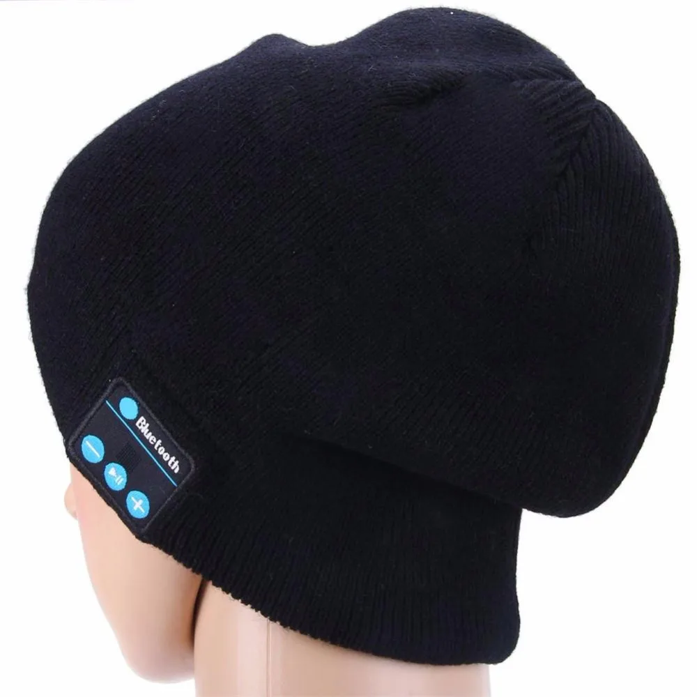 

Knitted Beanie Hat Bluetooth V3.0 Wireless Headset Handsfree Headphone Cap