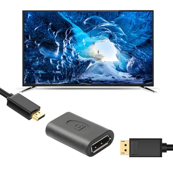 

DP to DP DisplayPort Female to Female Adapter Plugs Gold Plated Connector Coupler Extender DP Converter Adaptor Plug